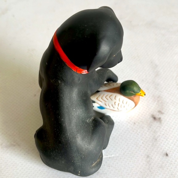 Francklin Mint 1987 Labrador Retriever Ceramic Figurine - Picture 4 of 5